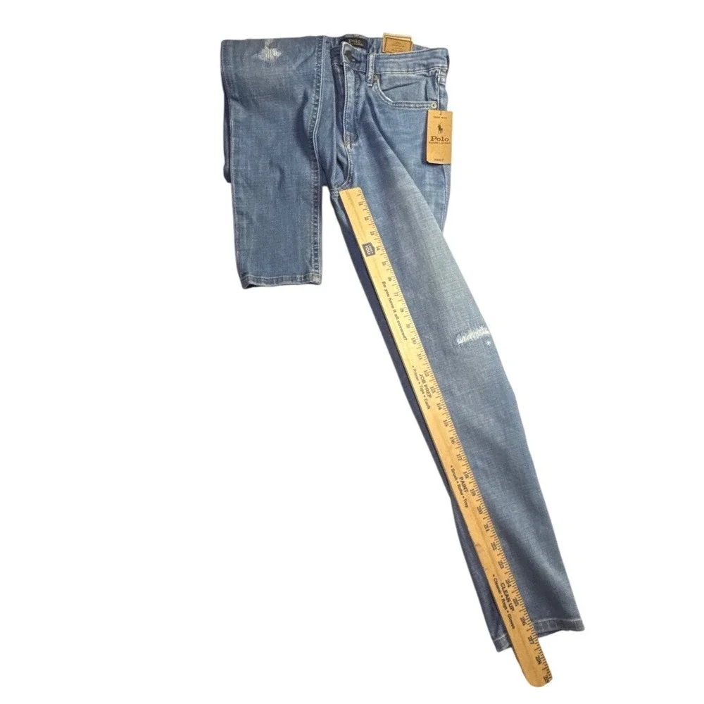 Polo Ralph Lauren Tompkins Skinny High Rise Jeans 14 313916425001-2334